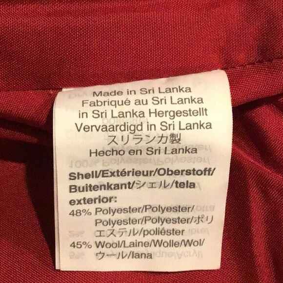 J. Crew Factory Red Black Buffalo Plaid Check Ruffle Side Mini Skirt - Picture 11 of 11